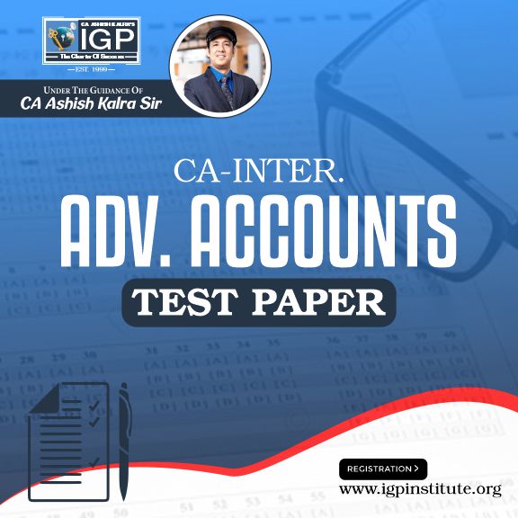 CA -INTER- Adv. Account Test
